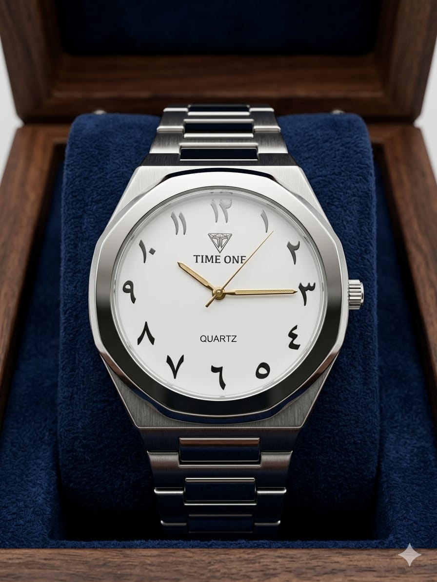 TIME ONE Silver Steel Watch
