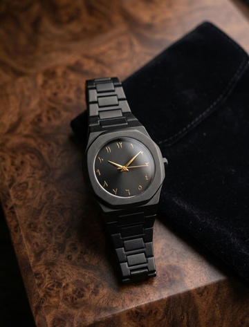 Black Arabic Royal Oak Style Watch